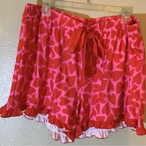 Jess Lea Heartfelt Stripes Ruffle Pajama Set - Picture 2 of 5